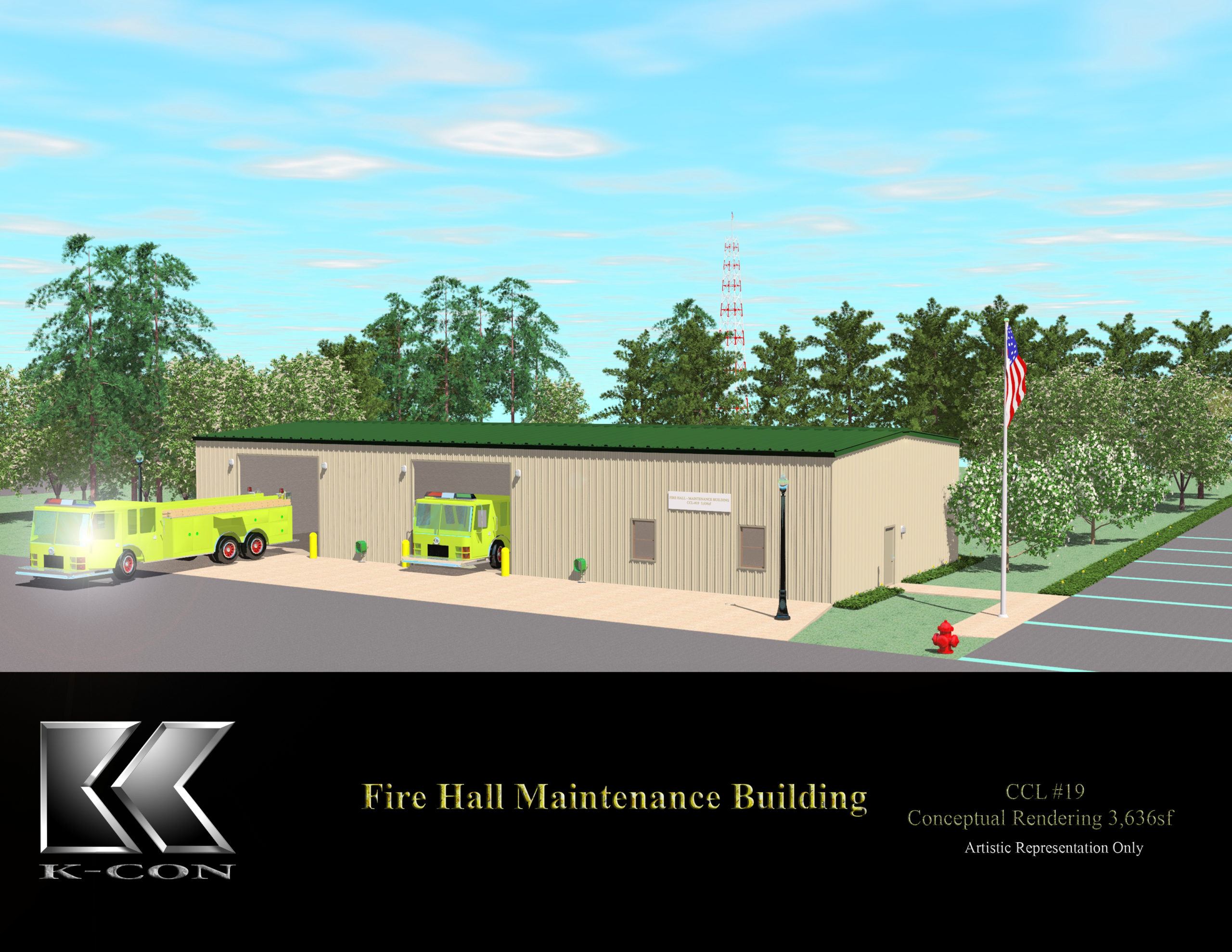 Metal Fire Hall Maintenance