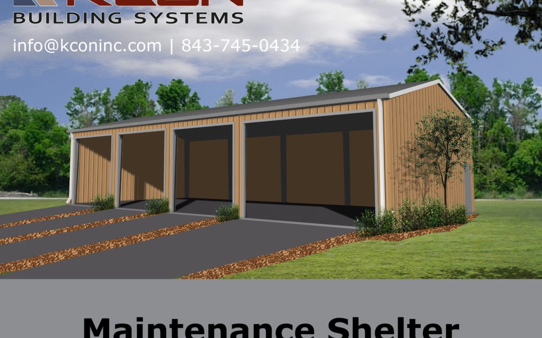 Maintenance Shelter Building Plans for Construction