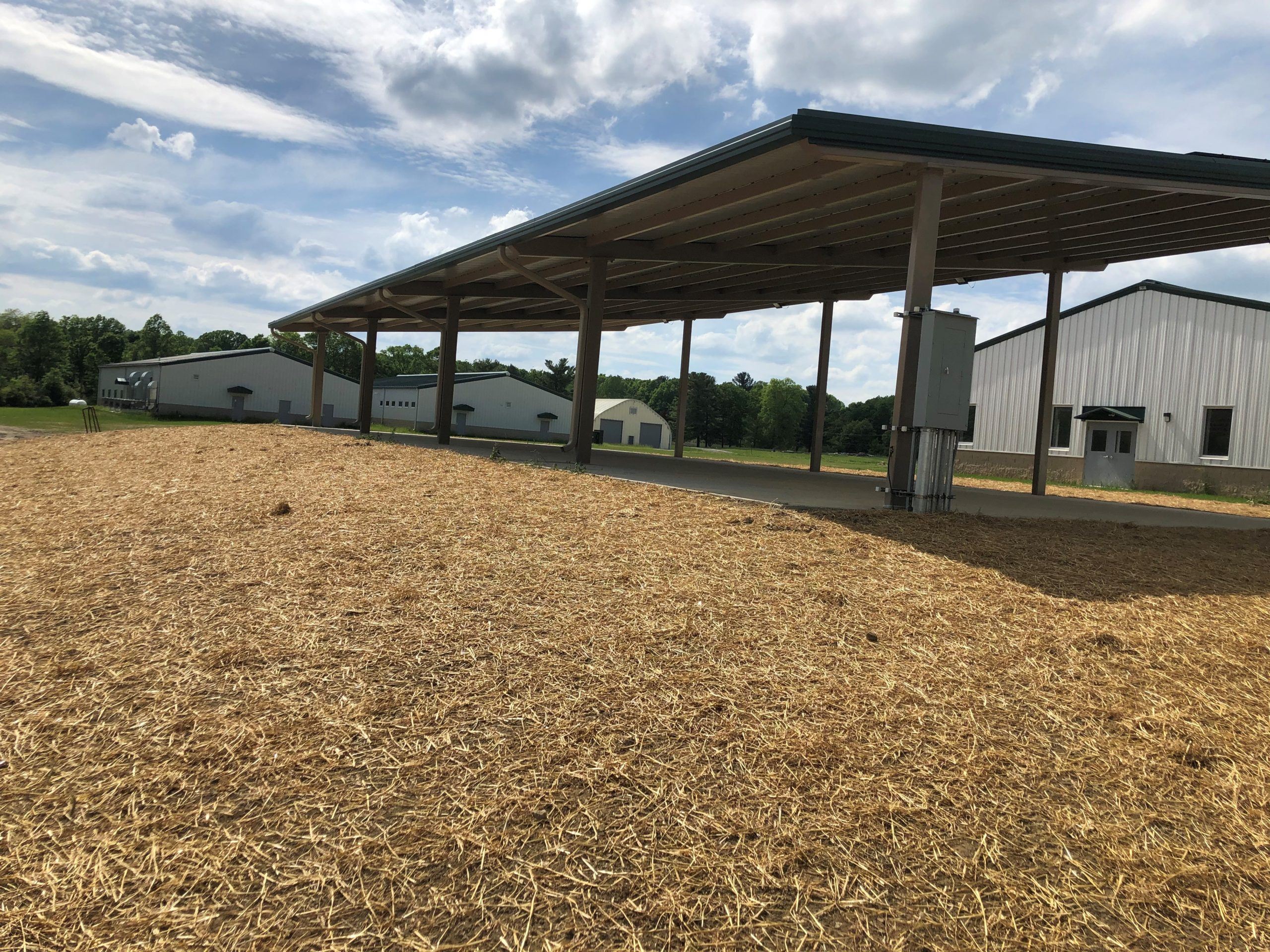 Solar Array Canopy Shelter