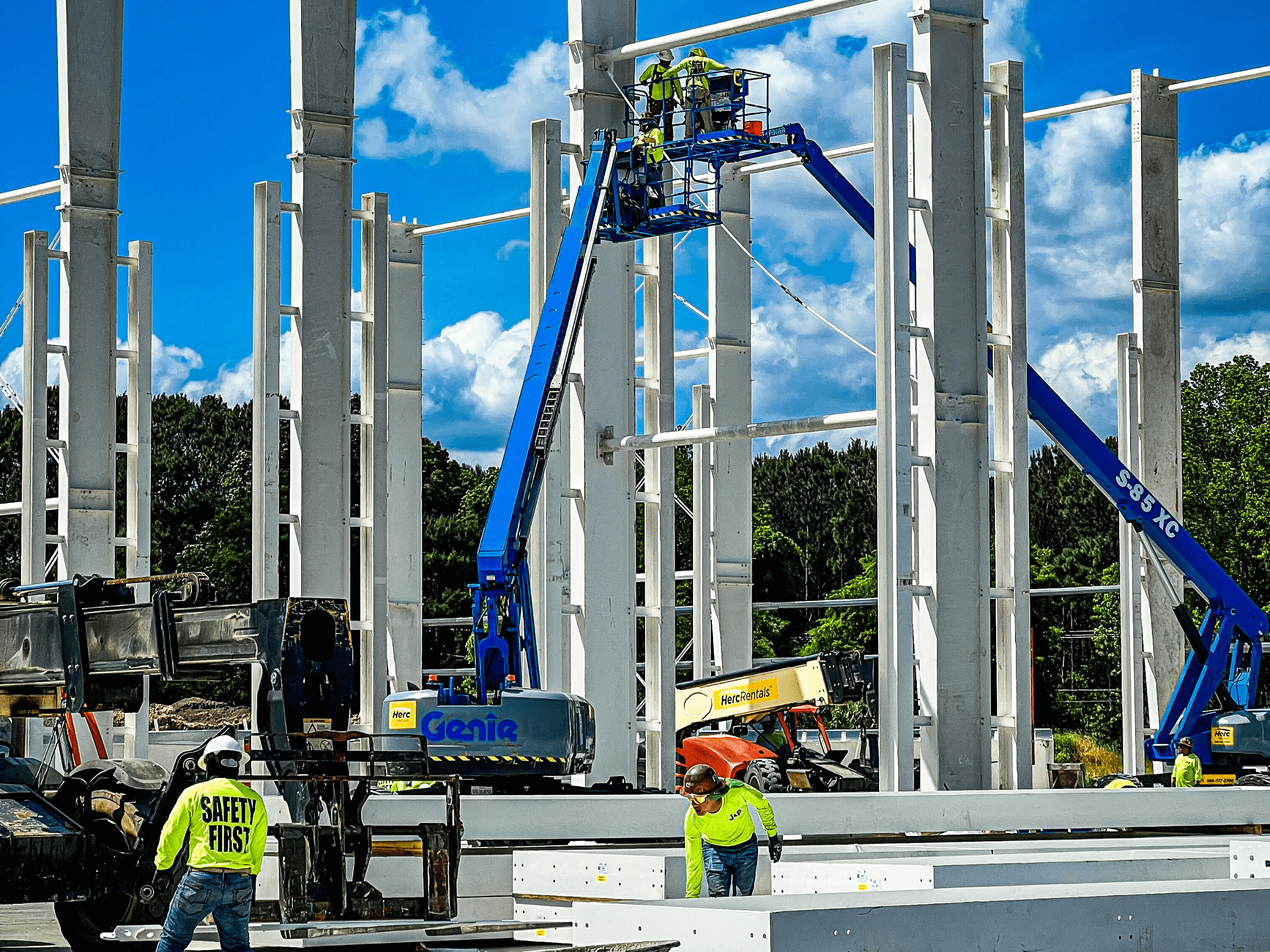 Safety in Construction on a job site.