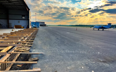 Completion of Hangar Doors Phase 1 at Greenbrier Valley Airport